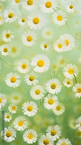 Pressed chamomile wallpaper flower backgrounds outdoors