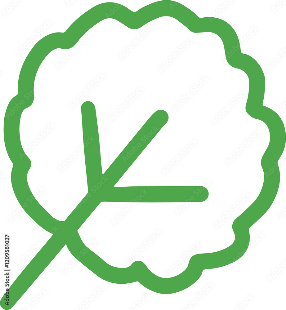 Fototapeta premium leaf graphic design illustration