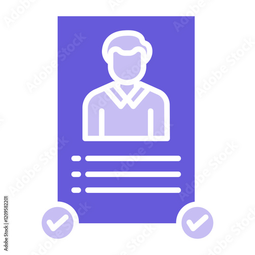 Job Candidate Male Icon