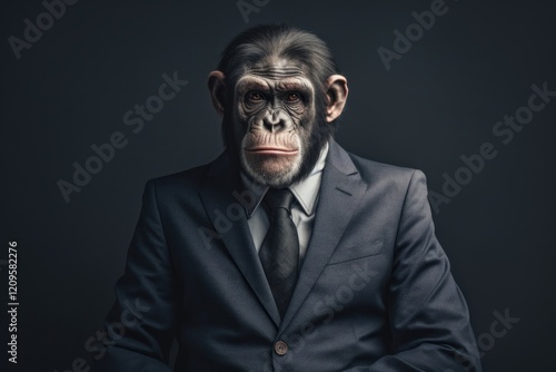 An ape wildlife portrait animal photo