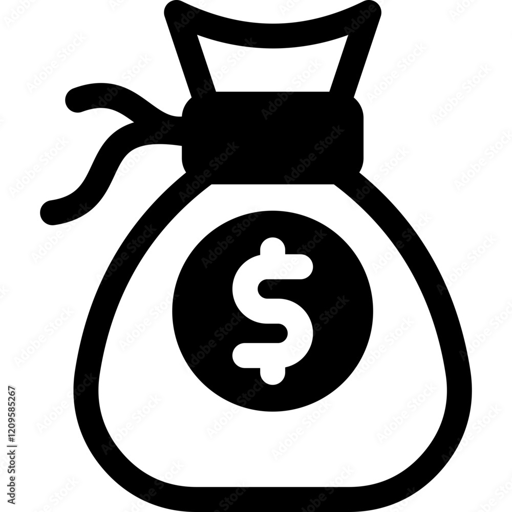 Moneybag mixed icon Moneybag mixed icon