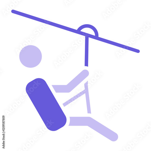Zip Line Icon