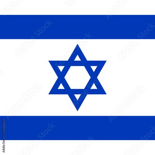 Israeli Flag with Star of David