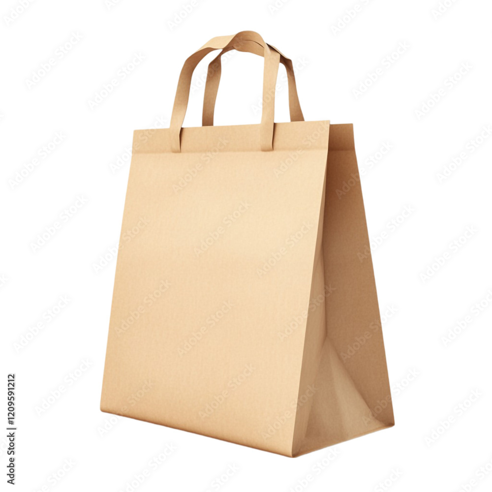 Brown Paper Shopping Bag with Handles Eco Friendly Packaging, Brown Paper Shopping Bag with Handles Eco Friendly Packaging,