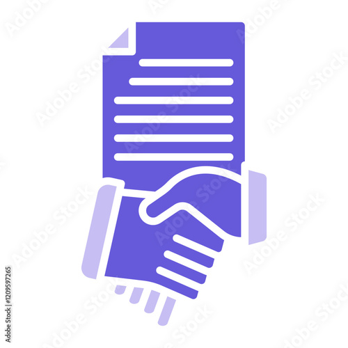 Smudged Contract Icon