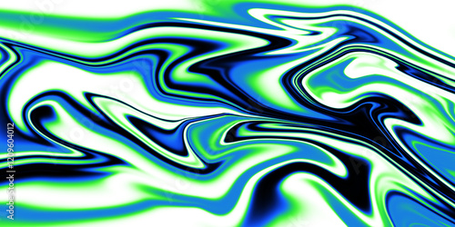 Abstract swirling marble texture in vibrant blue, green, and white. Perfect for backgrounds or design elements.