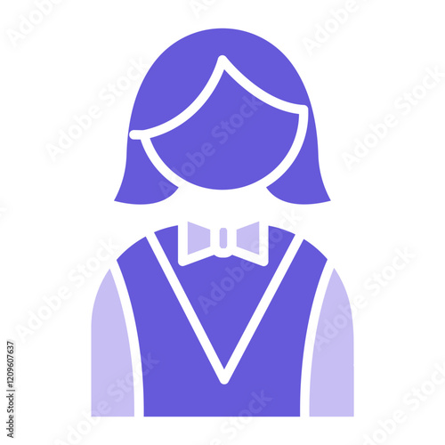 Female Croupier Icon