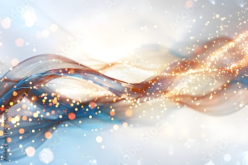 Wallpaper Mural Colourful Flowing Abstract Waves Soft curves Wallpaper PPT cover Torontodigital.ca