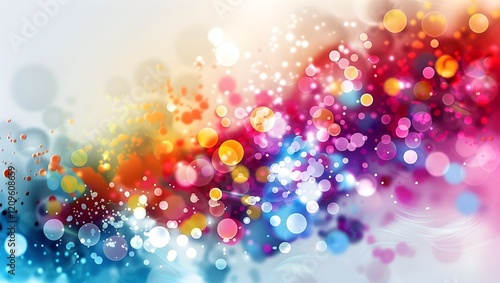 Wallpaper Mural Color Irregular Illustration Of Geometric Figures Background Torontodigital.ca