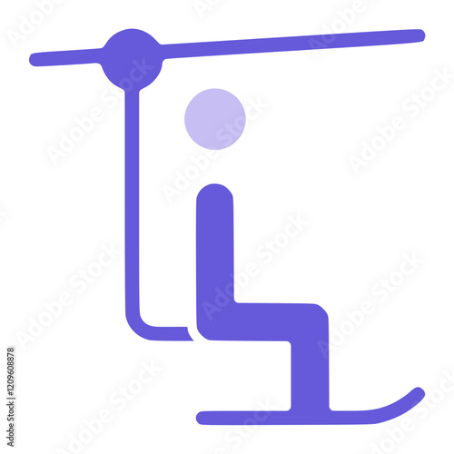 Zip Lining Icon