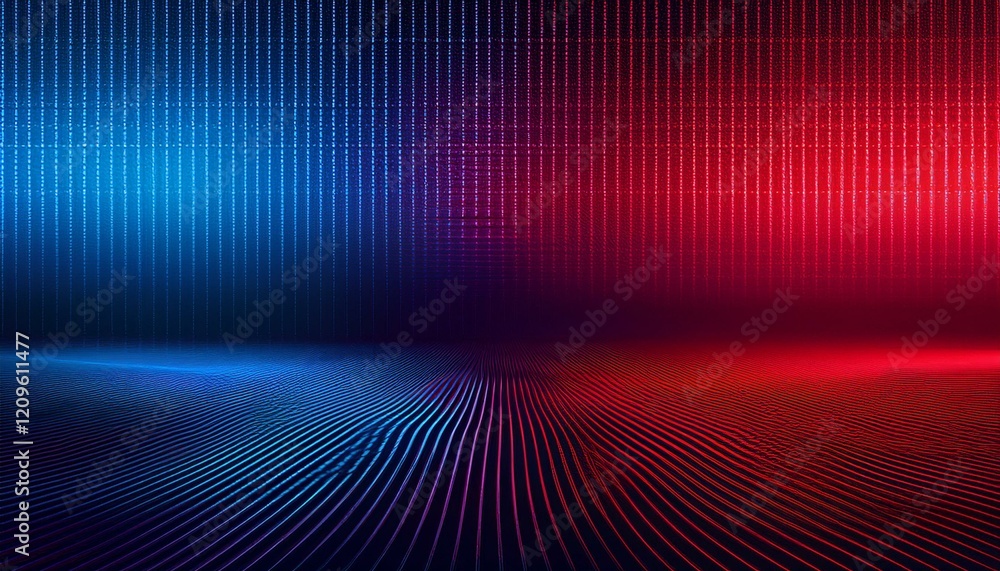 Generated imageMathematical series, matrix texture background in shades of blue and red Generated imageMathematical series, matrix texture background in shades of blue and red