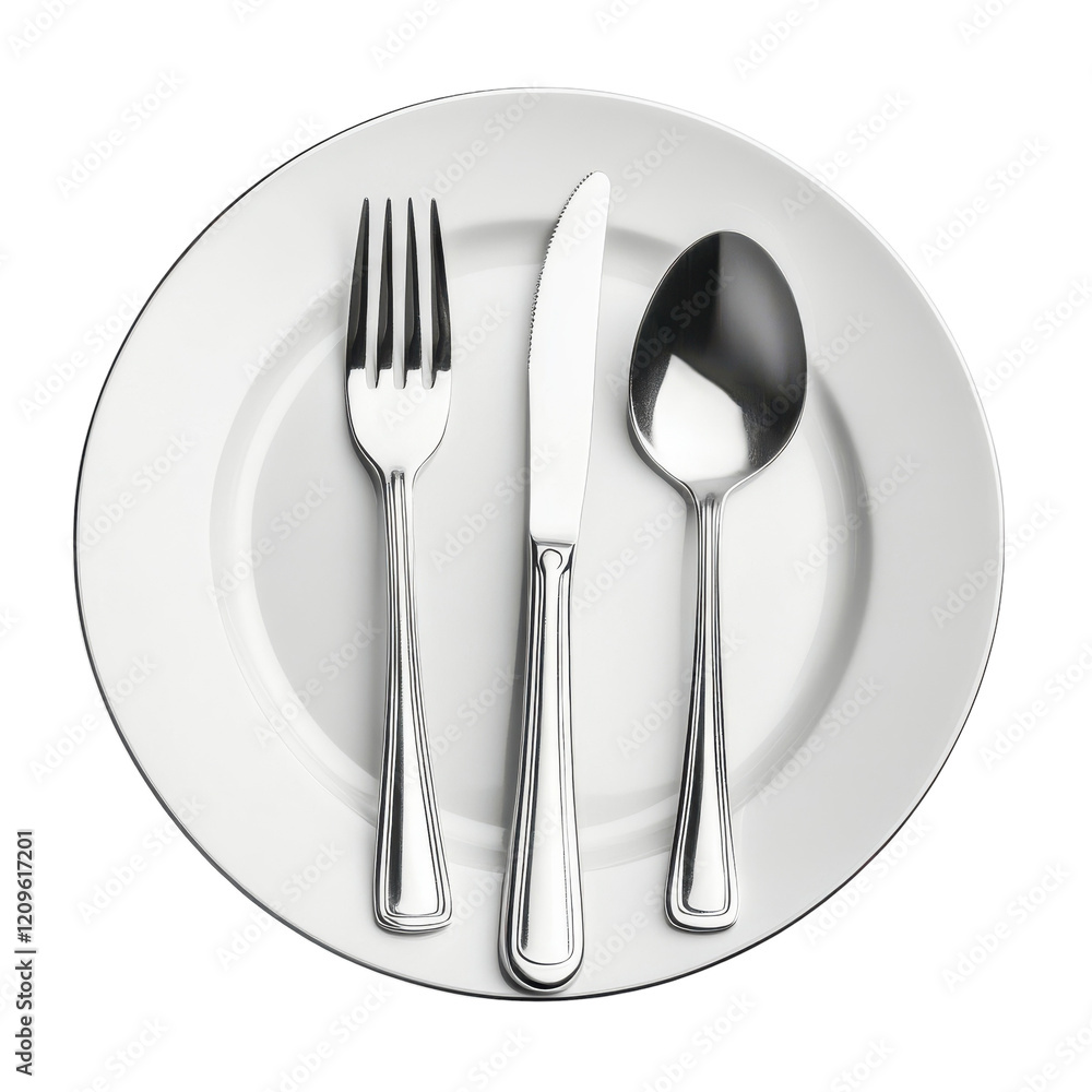 Elegant Cutlery on Wood on transparent background. Elegant Cutlery on Wood on transparent background.