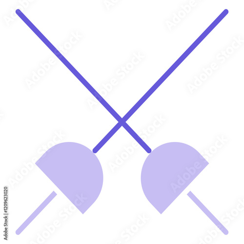 Fencing Sports Icon