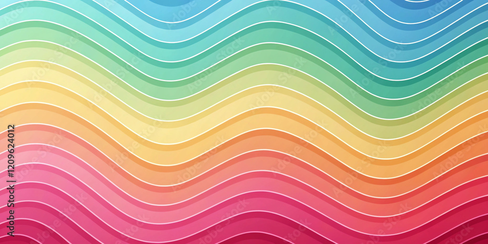 Colorful Wavy Gradient Shape: Abstract Background: A Representation of Art and Design Colorful Wavy Gradient Shape: Abstract Background: A Representation of Art and Design