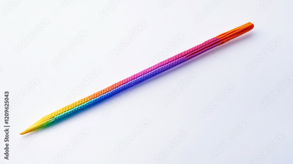 Colorful pencil on white isolate background. Colorful pencil on white isolate background.
