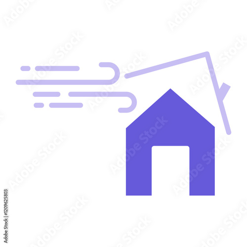 Wind Disaster Icon