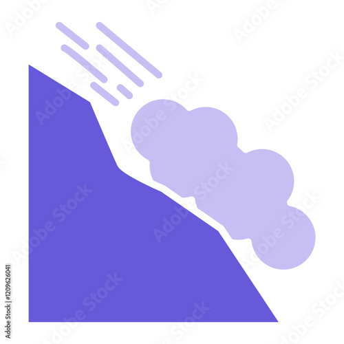 Snow Avalanche Icon