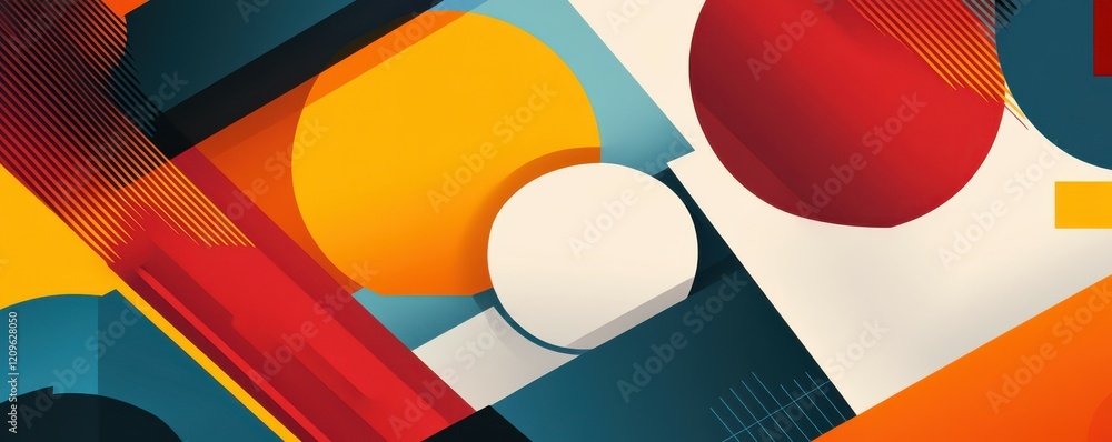 Abstract colorful background with overlapping geometric shapes, modern design. Abstract colorful background with overlapping geometric shapes, modern design.