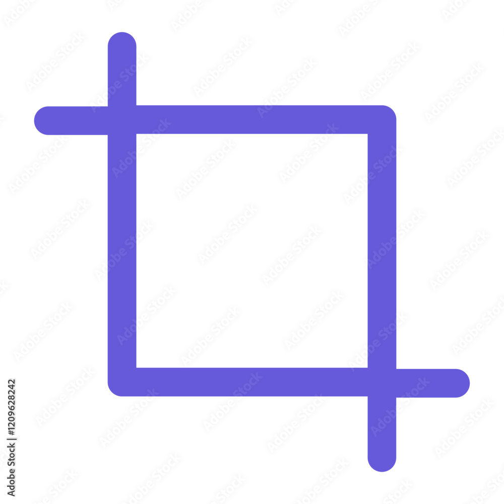 Fototapeta premium Crop Icon