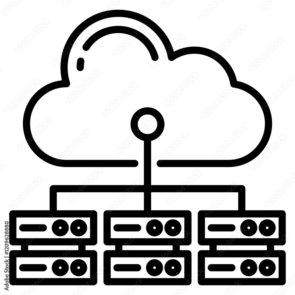 data center single icon