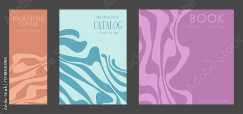 A pattern of wavy lines. Luxurious abstract background. Interior design, wallpaper, textures, textiles. The option of packaging, banners and creative design ideas