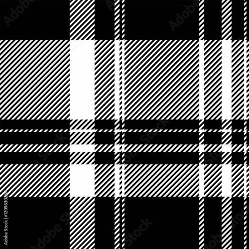 Striking black and white diagonal plaid pattern.  Perfect for textile design, website backgrounds, or fashion projects.  Modern and versatile, this seamless texture offers a bold graphic appeal.