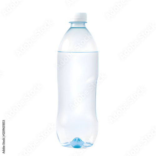 Plastic bottle of water