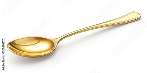 Wallpaper Mural Gold Spoon Isolated on Background for Culinary Themes Torontodigital.ca