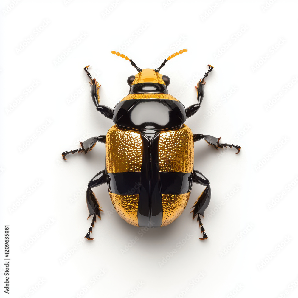 detailed image of beetle with shiny exoskeleton and vibrant colors detailed image of beetle with shiny exoskeleton and vibrant colors