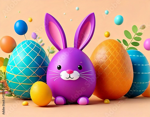DIY easter egg bunny easter decorations