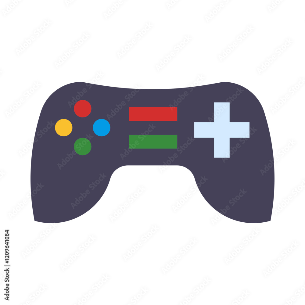 Game console flat icon Game console flat icon