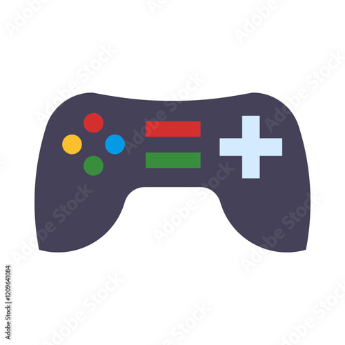 Game console flat icon