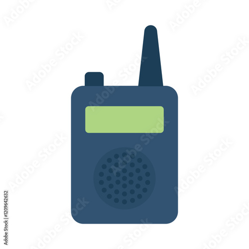 Walkie talkie flat icon