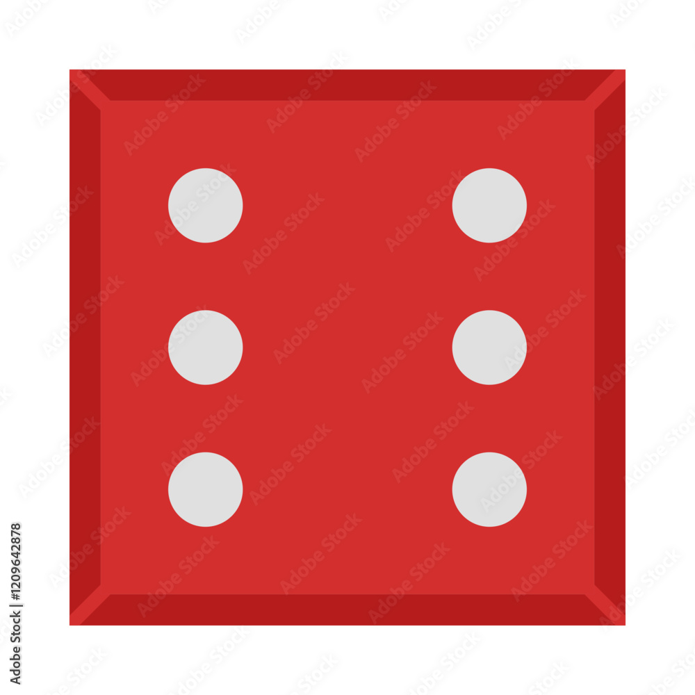 Dice flat icon