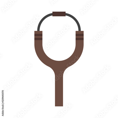 Slingshot flat icon