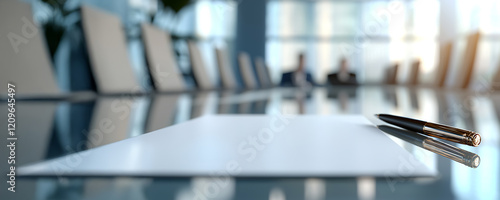 Conference meeting discussion corporate office business image modern environment close-up view professional focus