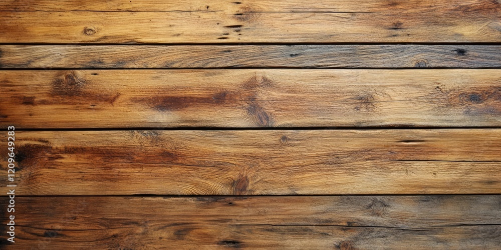 Rustic wooden texture background featuring horizontal planks with rich brown tones and natural lighting enhancing grain details and warmth. Rustic wooden texture background featuring horizontal planks with rich brown tones and natural lighting enhancing grain details and warmth.