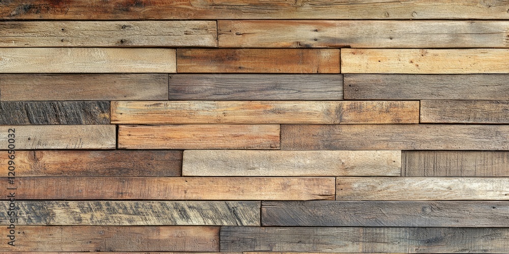 Rustic wooden plank wall texture with a mix of browns and grays, arranged horizontally, showcasing natural grain and warm lighting. Rustic wooden plank wall texture with a mix of browns and grays, arranged horizontally, showcasing natural grain and warm lighting.