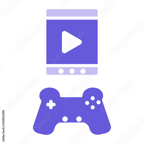 Mobile Gaming Icon