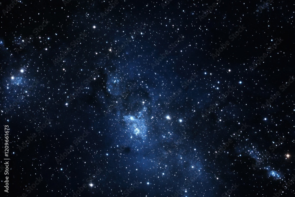 Star-filled deep space with bright celestial bodies and nebulae against a dark, infinite universe backdrop, showcasing cosmic beauty and mystery Star-filled deep space with bright celestial bodies and nebulae against a dark, infinite universe backdrop, showcasing cosmic beauty and mystery