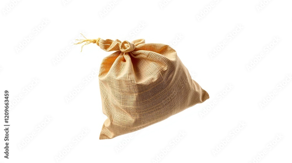 Simple Beige Burlap Sack: A Minimalist Product Shot Simple Beige Burlap Sack: A Minimalist Product Shot