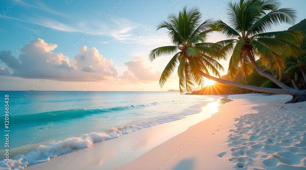 Fototapeta premium Tropical Paradise Dawn