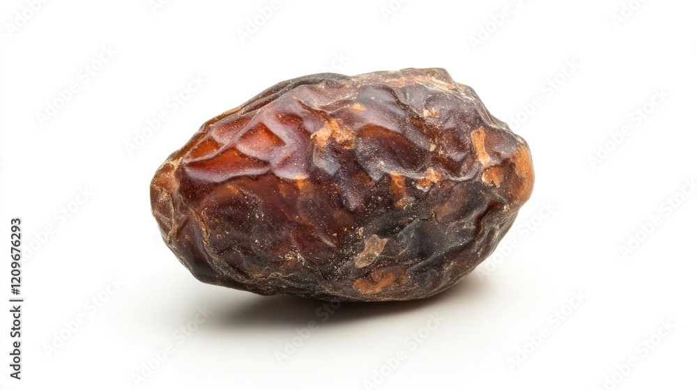 Dried date fruit isolated on white background showcasing its rich texture and natural sweetness for culinary and health-focused concepts Dried date fruit isolated on white background showcasing its rich texture and natural sweetness for culinary and health-focused concepts