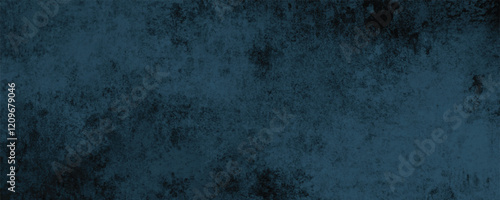 A Beautiful Abstract Design in Deep Navy Blue Featuring Rustic Brushstrokes and Weathered Grunge Patterns
