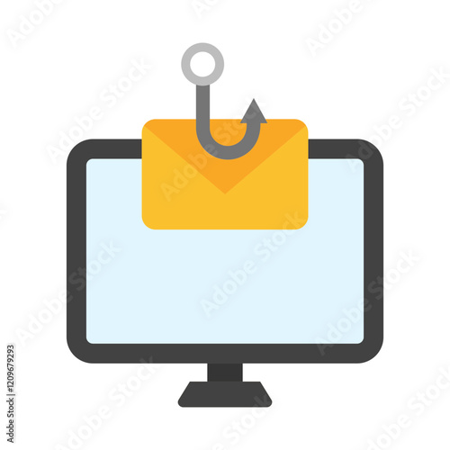 Phishing flat icon