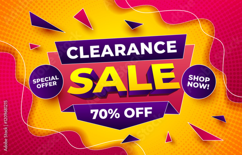 Clearance Sale Poster Background