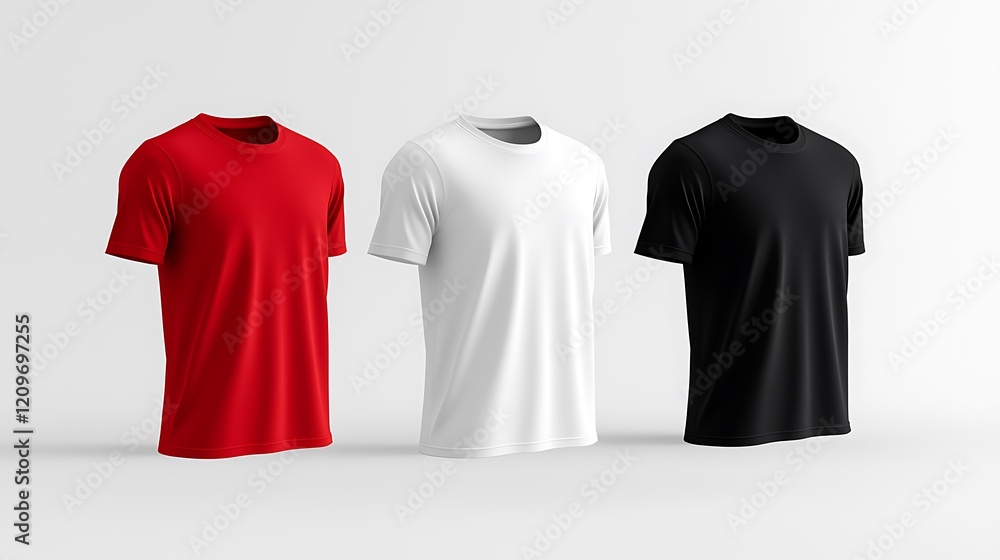 custom made wallpaper toronto digitalThree T-shirts Mockup