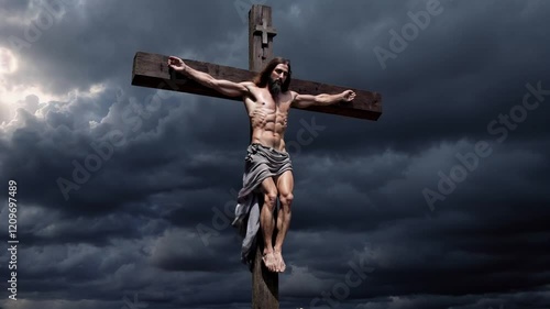  Jesus crucified on the cross