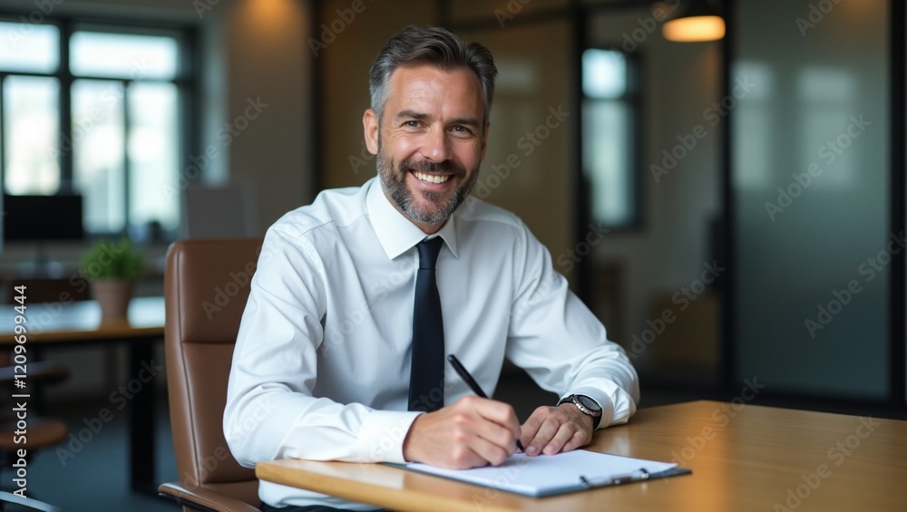 businessman in the office wearing white suit working businessman in the office wearing white suit working