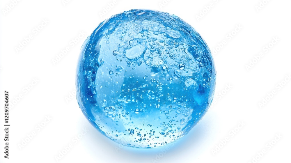 custom made wallpaper toronto digitalA blue sphere with water droplets on it